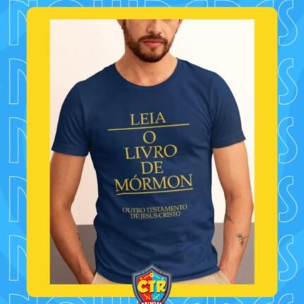Camiseta ``Leia o Livro de Mórmon´´