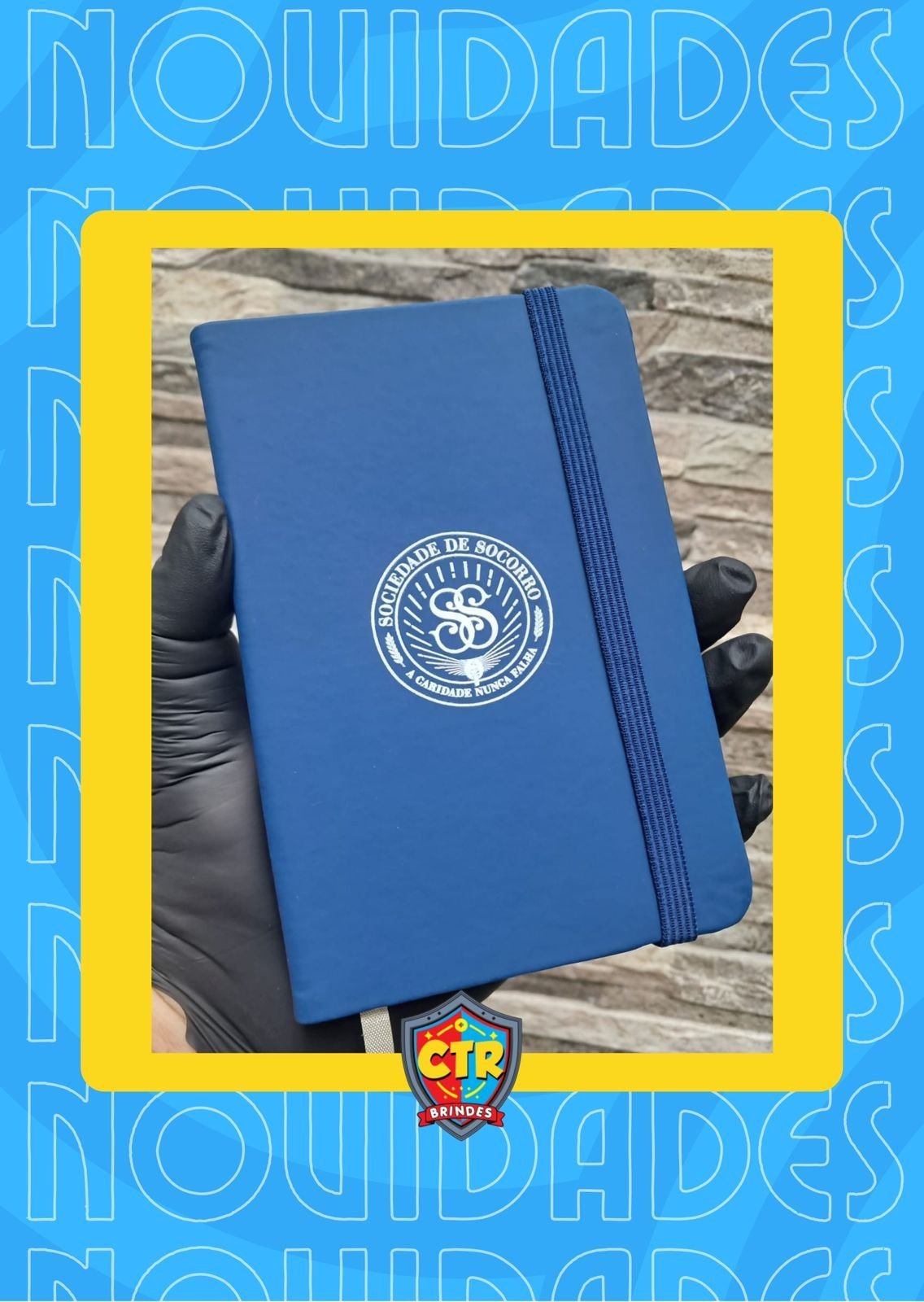 WhatsApp Image 2026-02-25 at 10.21.55 Caderneta Grande tipo MOLESKINE SOC - Imagem 1