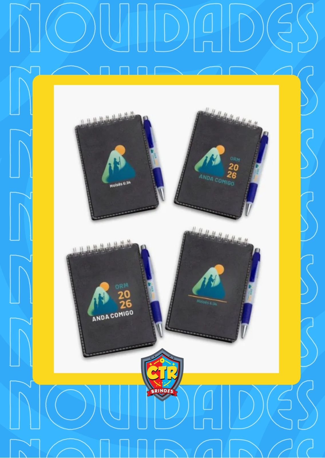 WhatsApp Image 2026-03-03 at 12.25.03 (1) Bloco de anotações com caneta do Tema dos Jovens 2026 - Imagem 1